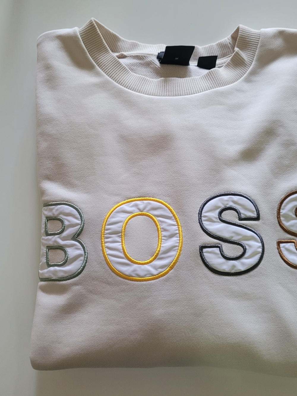 BOSS Hugo Boss Stadler 77 Embroidered Logo Sweatshirt